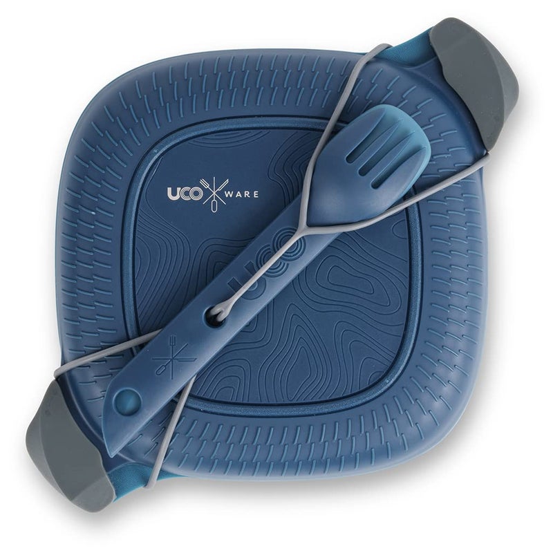 UCO Recycled ECO 5-Piece Camping Mess Kit with Bowl  Plate  and Switch Camping Spork - Image 1
